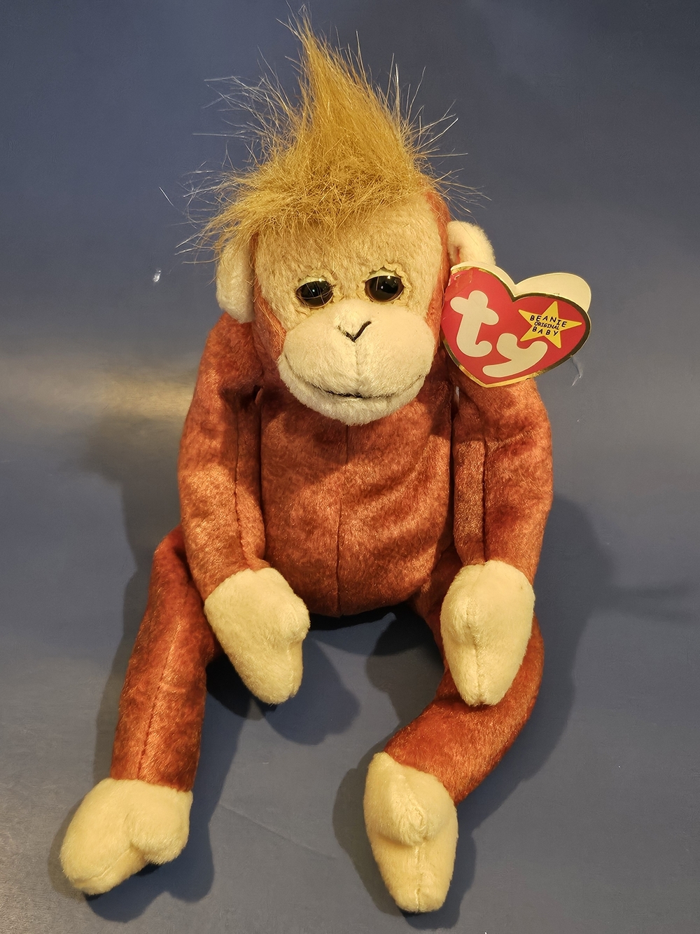 Vintage 1999 Ty Beanie Baby Schweetheart the Orangutan Retired Plush — PE Pellet